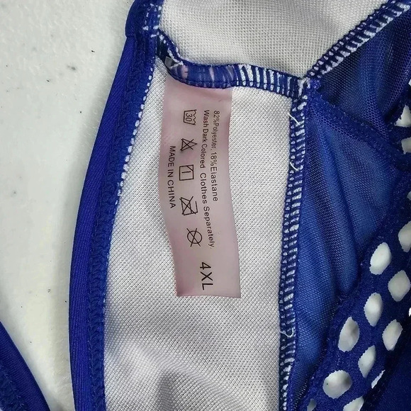 Blue Swimsuit Swimwear Bikini Bottom Size 4XL - Picture 4 of 5